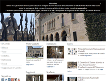 Tablet Screenshot of castellodithiene.com